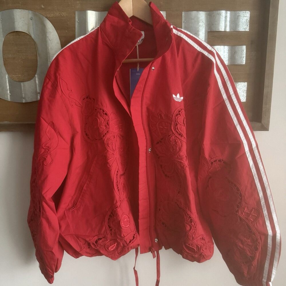 NWT Adidas Originals x ASOS Oversized Cutwork Track Jacket - Picture 6 of 9